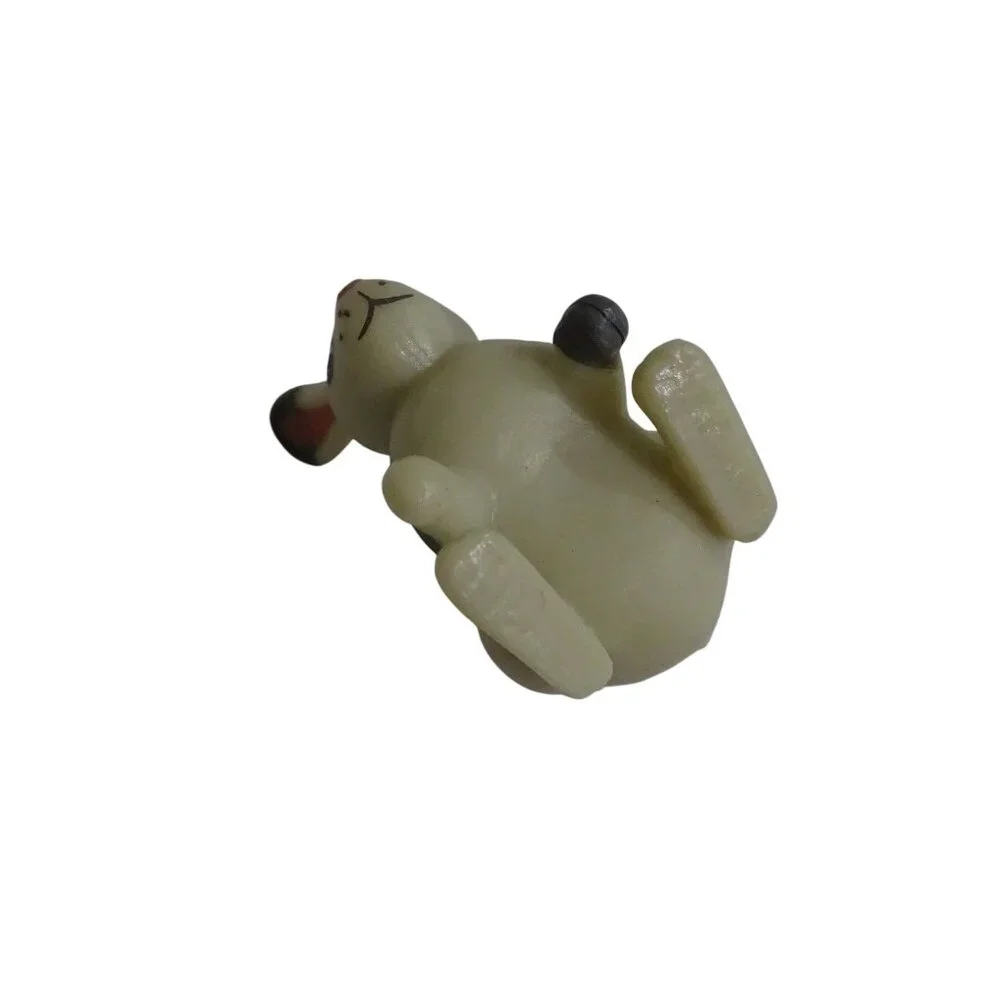 Roblox Miniature Rabbit Figure Cream Green Collectible Toy Animal 1 inch